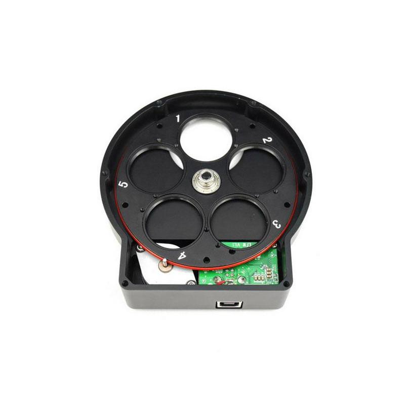 ZWO Motorisiertes Filterrad EFWmini 5x1,25 ZWO Motorisiertes Filterrad EFWmini 5x1,25