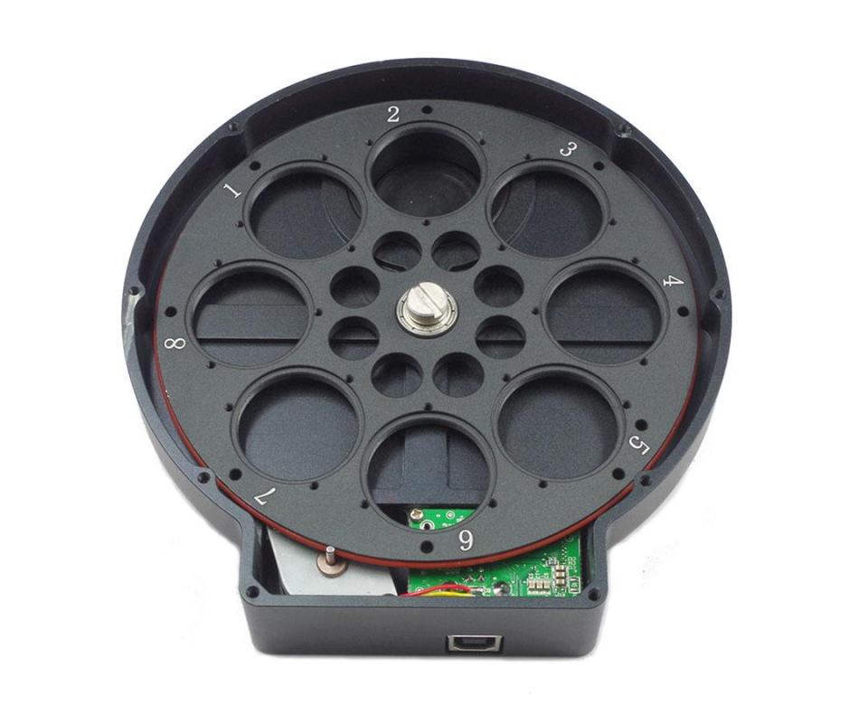 ZWO Filter Wheel for 8x 1.25" mounted or 8x 31unmounted filters ZWO Filter Wheel for 8x 1.25" mounted or 8x 31unmounted filters
