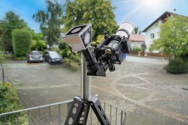 Baader BSPS bei der Sonnenprojektion mit einem Baader APO-Refraktor