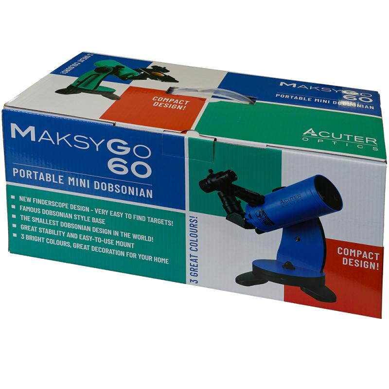 Acuter MaksyGO-60 Mini-Maksutov-Teleskop mit Dobson-Tischmontierung