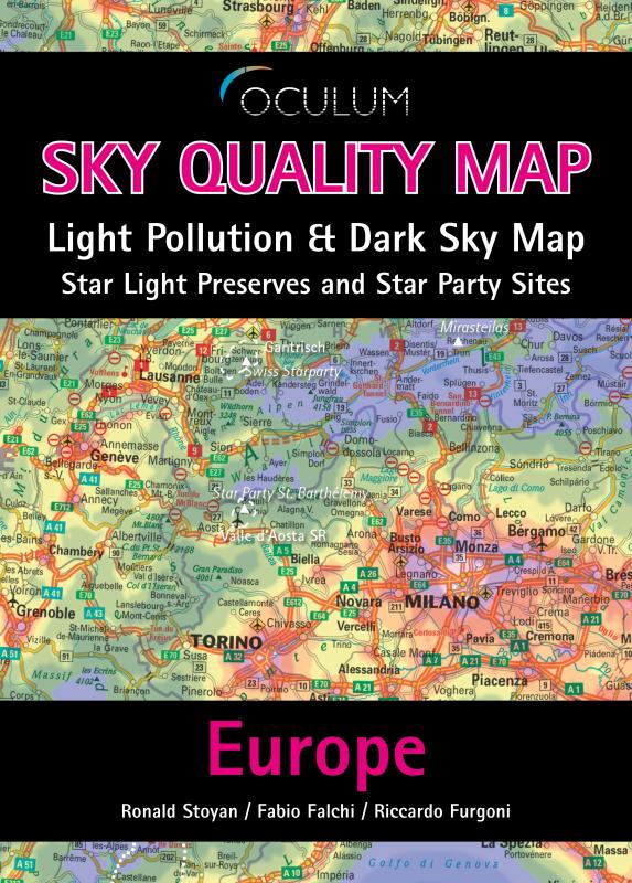 Oculum Sky Quality Map Europe